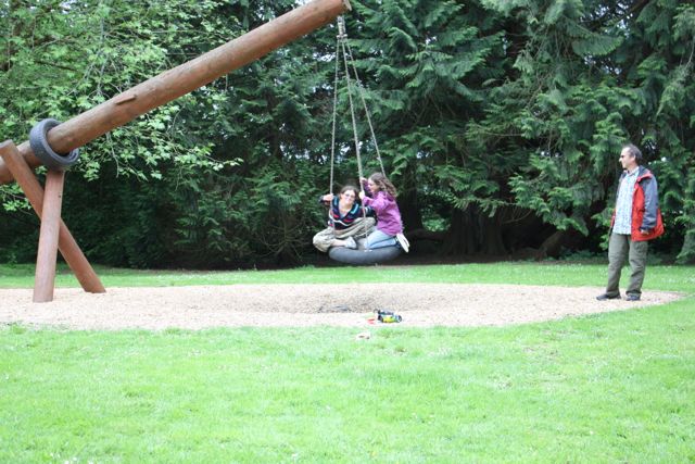 Fun swing Blarney castle