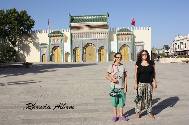 The gates outside the Royal Palace in Fes, Morocco The gates outside the Royal Palace in Fes, Morocco