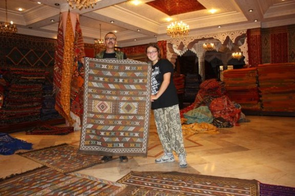 I bought a carpet in Morocco I bought a carpet in Morocco