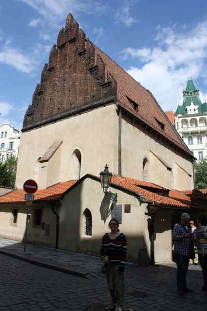 Old New Synogue in Prague The Old New Synagogue in the Prague Jewish Quarter
