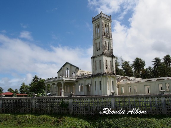Church damaged by Cyclone Evan